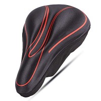 ZZSH Mountain Bike Cushion Cover Thick and Comfortable Soft  Bicycle Widened High Elastic Silicone Non-Slip Breathable Cushion Seat Cover - B07G8DBHF6